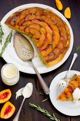 nectarine upside-down cake (gluten free)